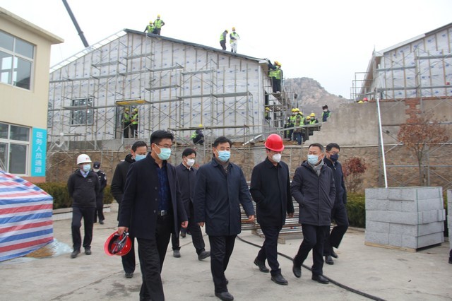 张培林副市长来集团调研指导复工复产及疫情防控工作