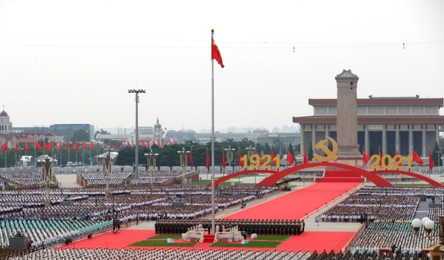 东升地毯又一次亮相天安门广场