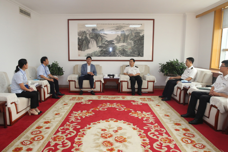 共话关企友谊，总经理一行访问日照海关