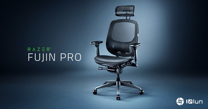 Razer推出Fujin Pro电竞椅，透气网布材质、3D头枕、4D扶手