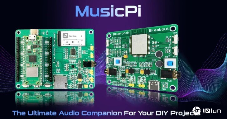 MusicPi土炮音响组件，把Raspberry Pi Pico变成蓝牙无线播放器