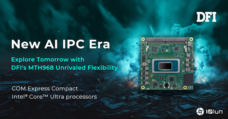 进军AI IPC领域！友通嵌入式系统模块搭载Intel最新AI处理器