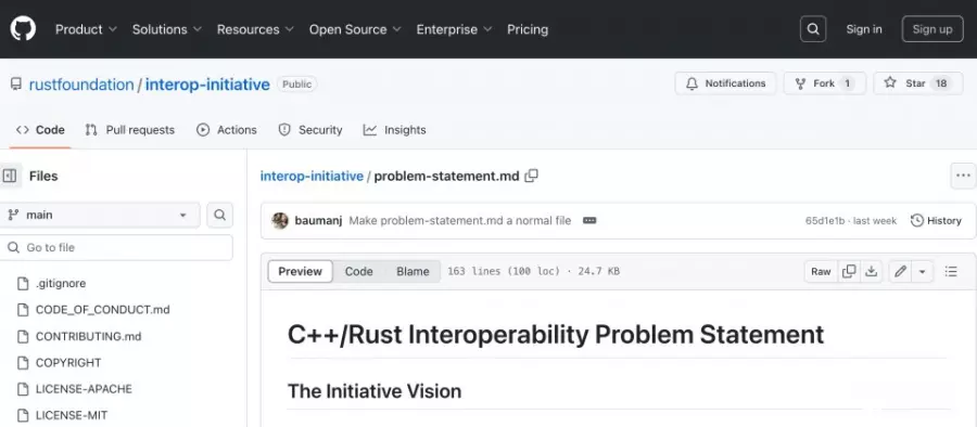 Rust基金会正式启动C++互通计划，促进双向集成