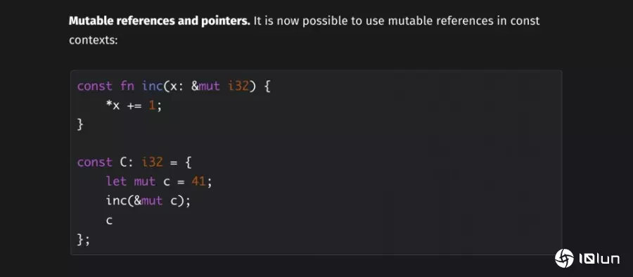 Rust 1.83扩展const上下文功能，强化其编译时期灵活性