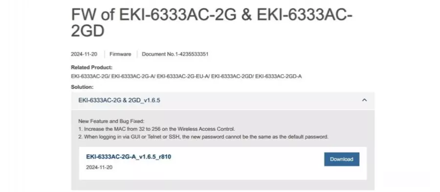 针对安全企业公布的工业用无线基站漏洞，研华科技提出进一步说明