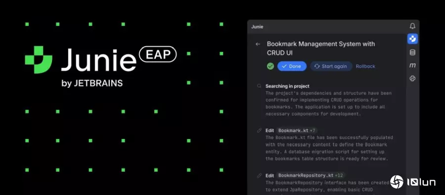 JetBrains推出全新程序开发AI代理Junie，可自动执行任务并提升程序代码品质