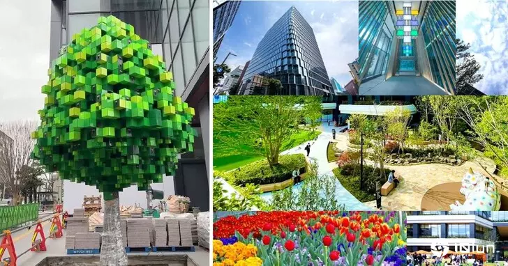 现实版Minecraft？福冈天神街头惊见“像素树”！