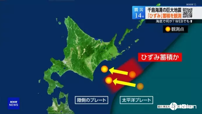 日专家：北海道千岛海沟积存足够能量　或触发9级地震、海啸