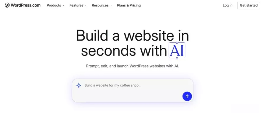 WordPress.com发布AI工具，用聊天机器人帮你建站