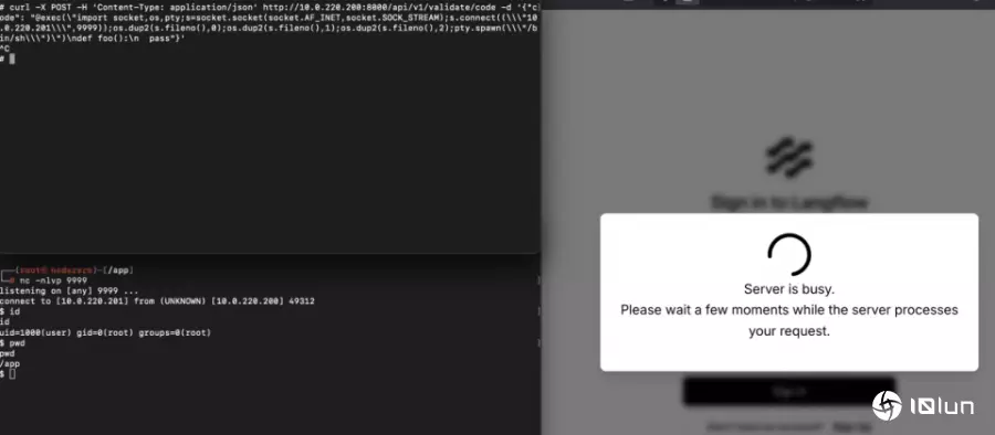图像化LLM应用开发工具Langflow存在RCE漏洞，CISA证实已被用于实际攻击