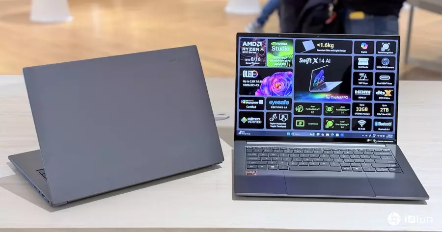 Acer Swift X 14系列专为创作者打造，搭载GeForce RTX 5070显示芯片