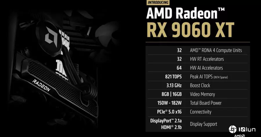 AMD RX 9060 XT正式亮相：挑战RTX 5060，推出8GB与16GB版本