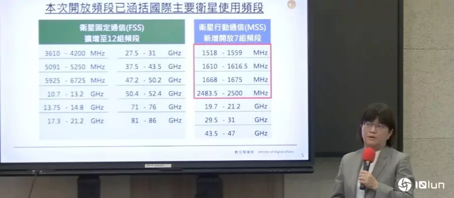 扩大卫星应用落地，台湾数发部开放卫星移动通信频谱申请