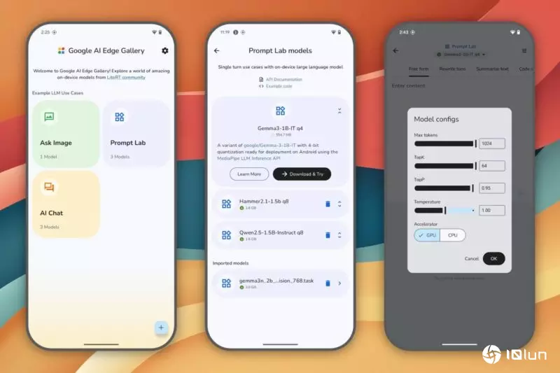 手机脱机使用AI模型，Google AI Edge Gallery在GitHub悄悄推出