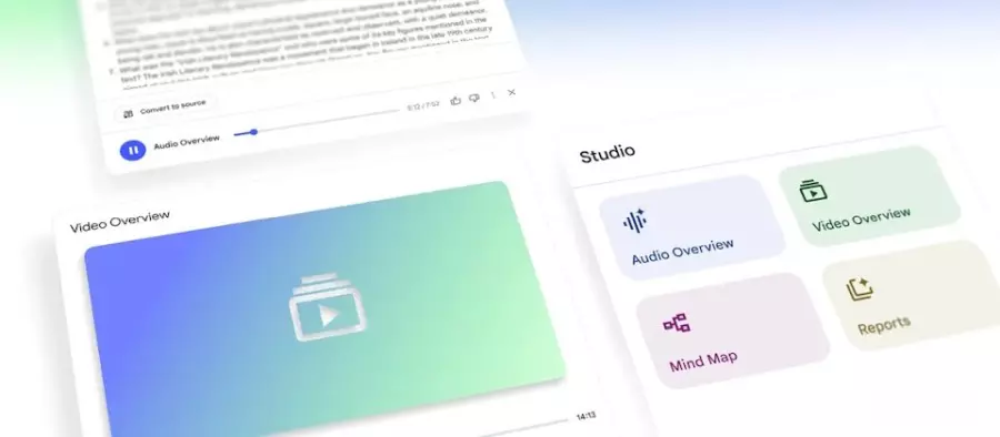 Google NotebookLM正式推出Video Overviews