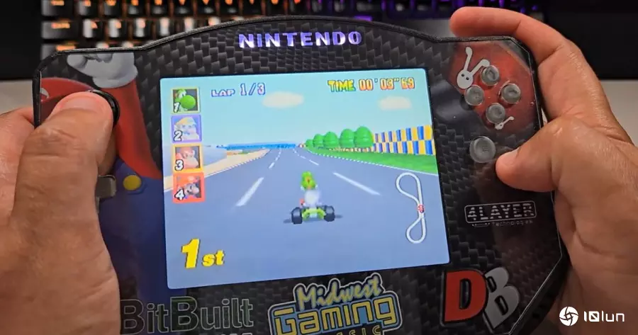 Downing's Basement推出第5代改装组件，任天堂Nintendo N64原始主机变身掌上