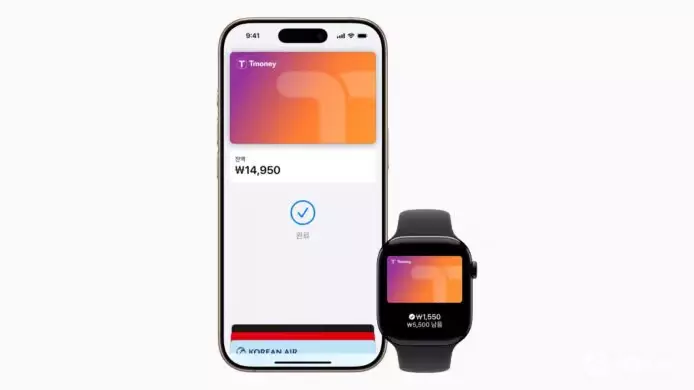 游韩注意：Apple银包支持韩国Tmoney　可在韩国便利店直接增值