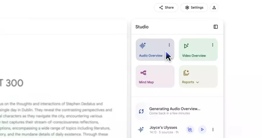 NotebookLM现支持在单一笔记本内，创建多种不同语言的语音摘要