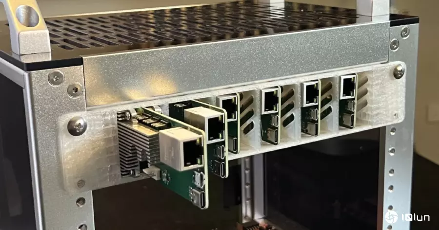 使用Raspberry Pi CM 5自组机架，Xerxes Pi将运算模块转换为轻省服务器