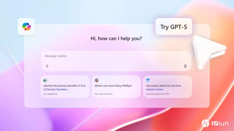 微软集成OpenAI GPT-5至消费者、开发者和企业产品