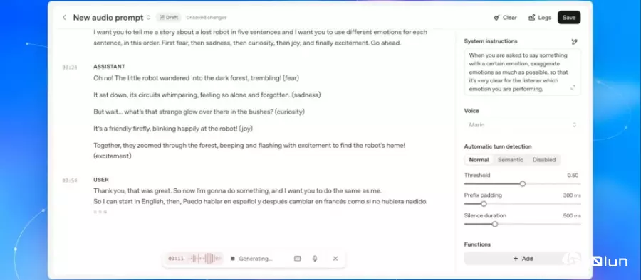 OpenAI gpt-realtime语音模型上线，Realtime API支持SIP与MCP，价格下修20%