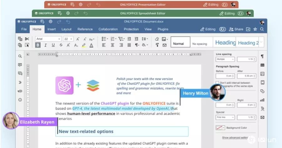 ONLYOFFICE 9.0.4开源办公组件登场：AI助理加持、替代MS Office好选择