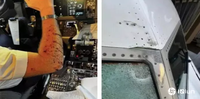 联航波音737 Max 8挡风玻璃疑遭太空垃圾撞击 机师受伤急降盐湖城