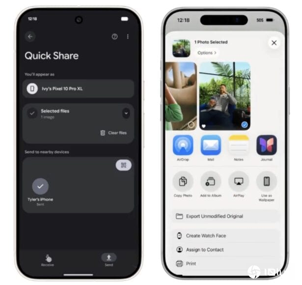 不限Pixel, 高通都表示: Snapdragon都支持 与iPhone AirDrop互传文件