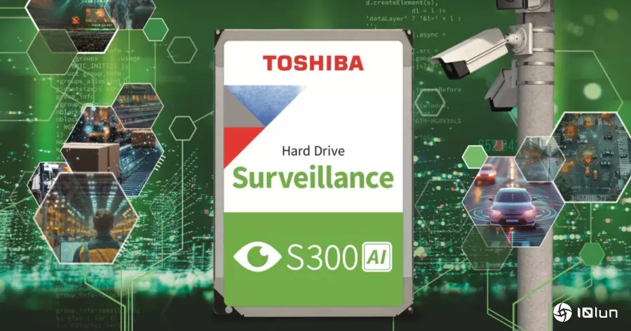 东芝S300 AI监控硬盘登场：8TB至24TB容量选择，专为AI形象分析服务器与集中式监控存储系统打造