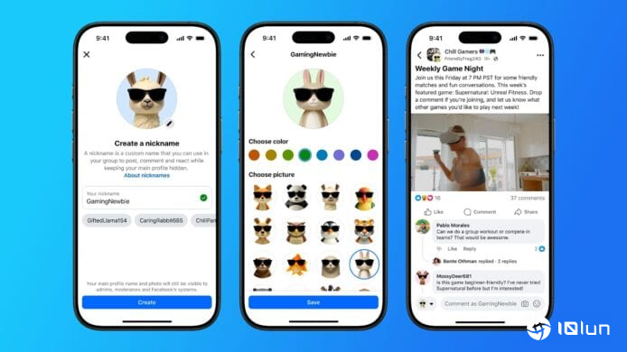 Meta为Facebook群组引入自订用户名称功能 可自由切换真实姓名与昵称