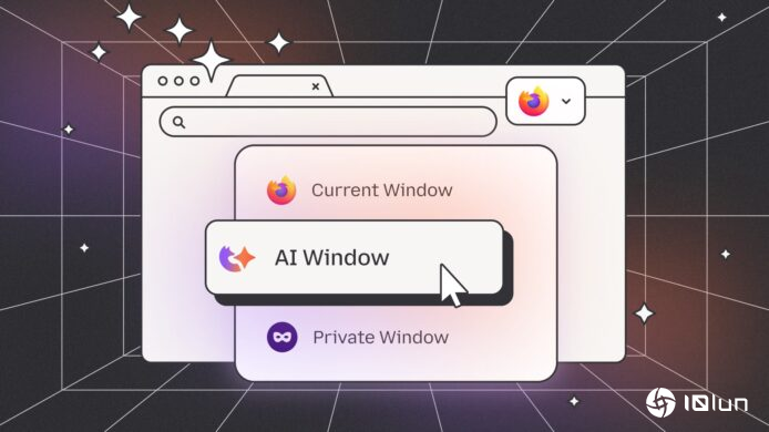 Firefox推出AI窗口模式　用户可选择是否使用AI助理