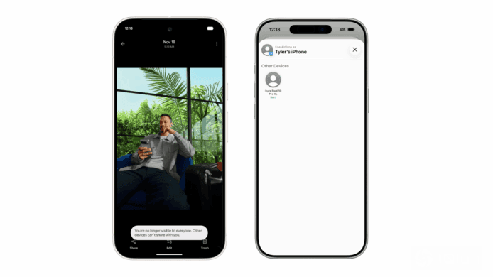 Android Quick Share终于支持AirDrop Pixel 10率先可与iPhone互传文件