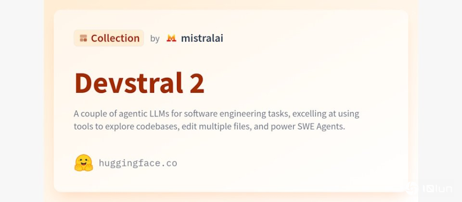 Mistral AI公布程序撰写模型Devstral 2系列 加入软工代理人战局