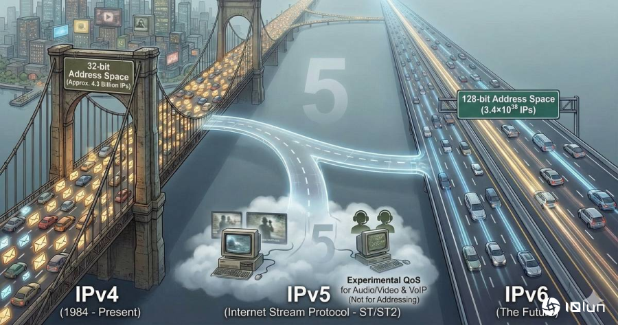 IPv4、IPv6都听过，那IPv5怎么不见了？IP“跳号”真相大公开