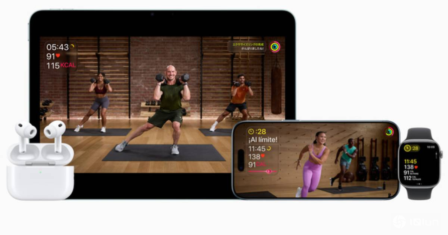 Apple Fitness+ 将于12/15上线，提供12种训练类型、月付150元订阅