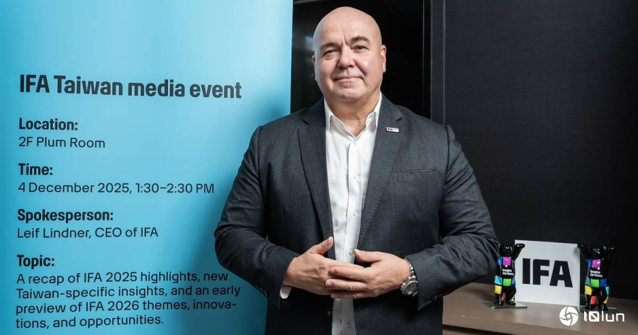 IFA首席执行官首度亲访台湾：揭示2026发展蓝图，台湾企业成创新、可持续发展关键伙伴