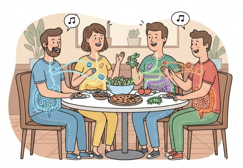 不只看饮食，未来改善肠道健康得先看你的“社交圈”