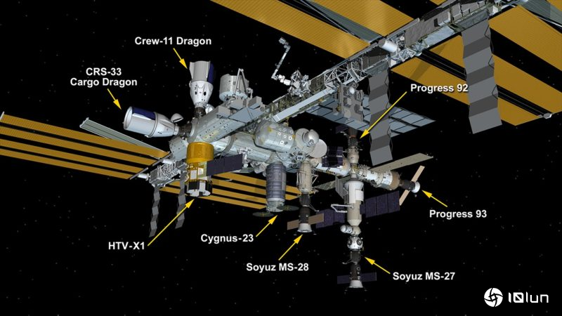超热闹！国际空间站对接端口首次全满，八艘太空船在轨停靠
