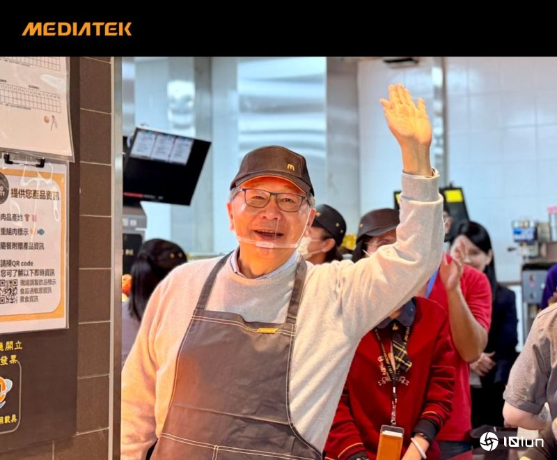 麦当劳进驻联发科新竹总部员工餐厅，蔡力行快闪现身包装餐点
