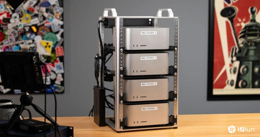 神操作！工程师用四台Mac Studio打造AI集群，1.5TB内存性能逆天，硬件成本近128万台币