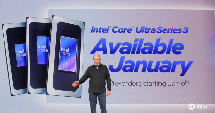 Intel发布Core Ultra 3系列处理器，1月27日正式上市