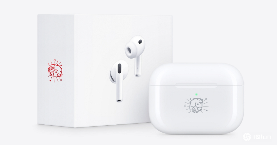 Apple AirPods Pro 3马年特别款上市，红缨设计融入新年寓意、限量红包袋免费送
